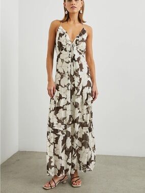 Rails Boa Dress Mocha Floral NWT-size M